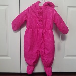 Rothschild Novelty Bubble Pram Pink Snowsuit NWT
